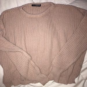 Brandy Melville One Size Light Pink Sweater!